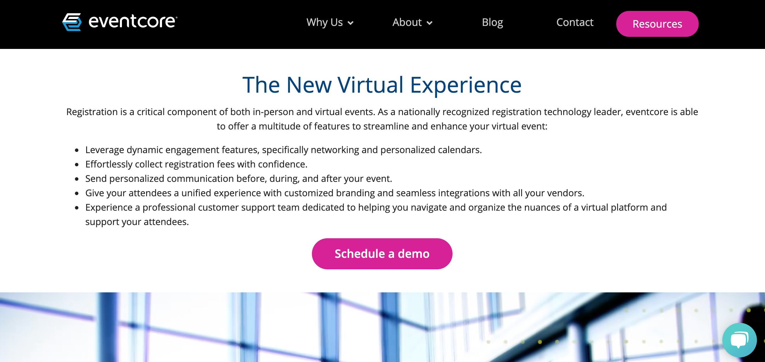 eventcore dot com screenshot